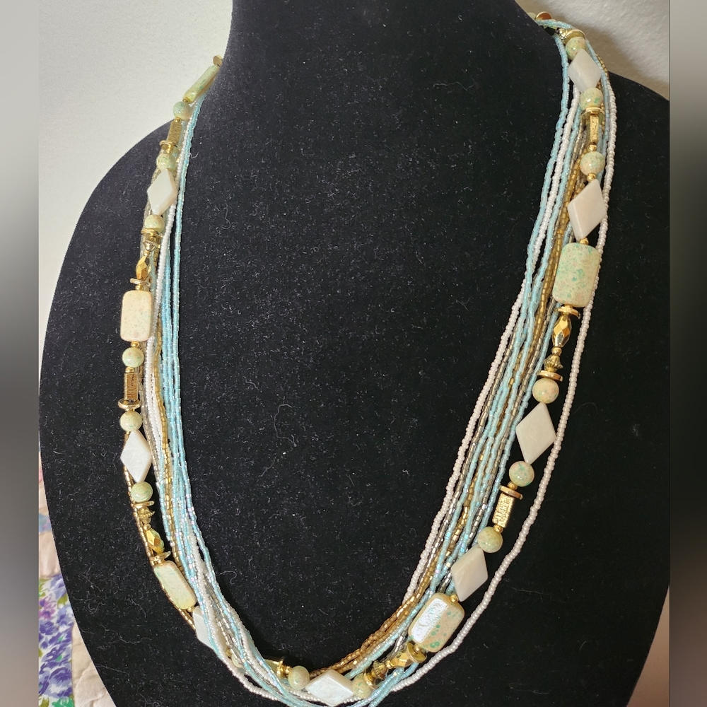 VTG Multi-Bead Necklace